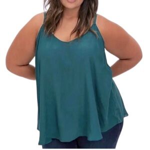 TORRID Sophie Cami Top in Midnight Teal Sz 2X